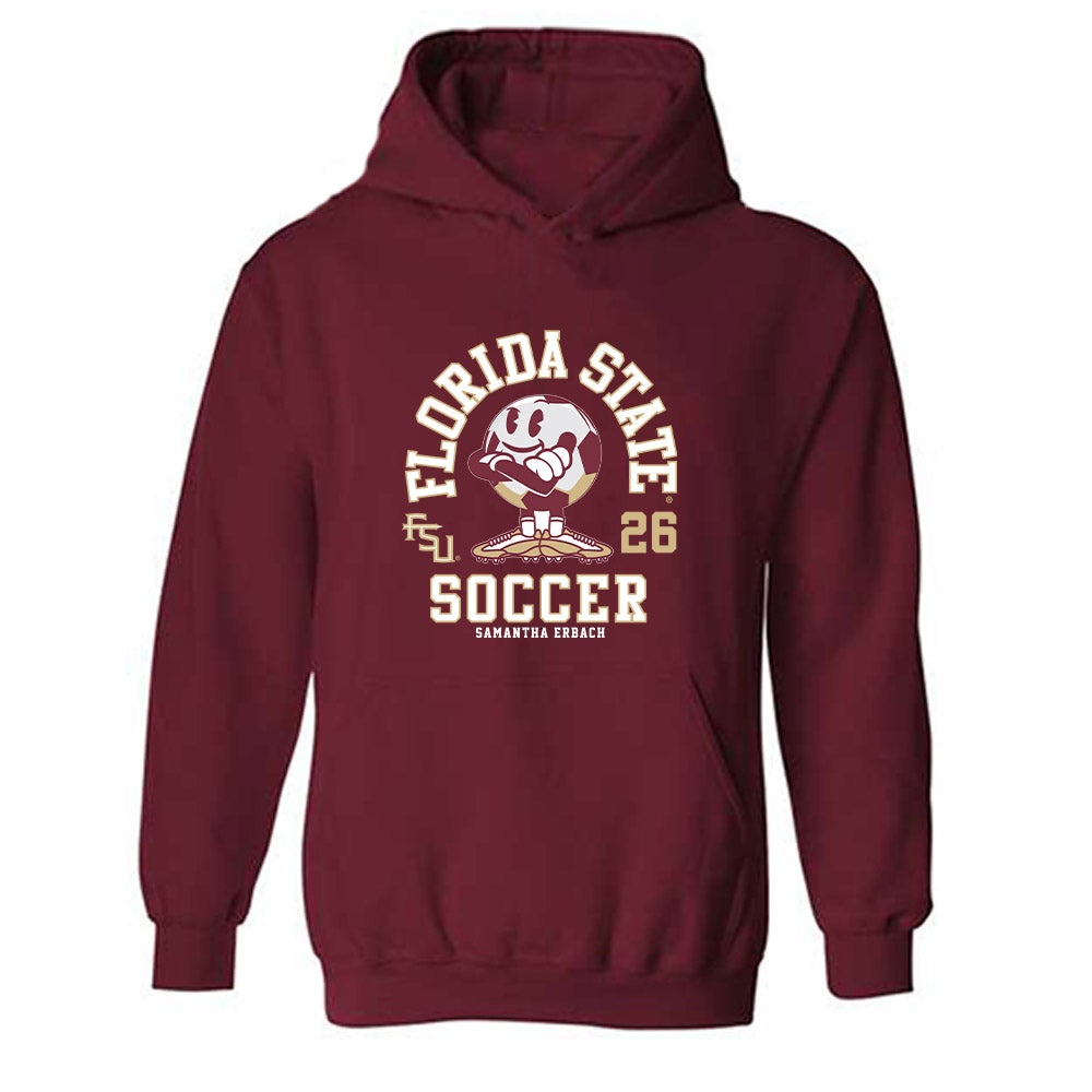 FSU - NCAA Women's Soccer : Samantha Erbach - Fashion Shersey Hooded Sweatshirt-0