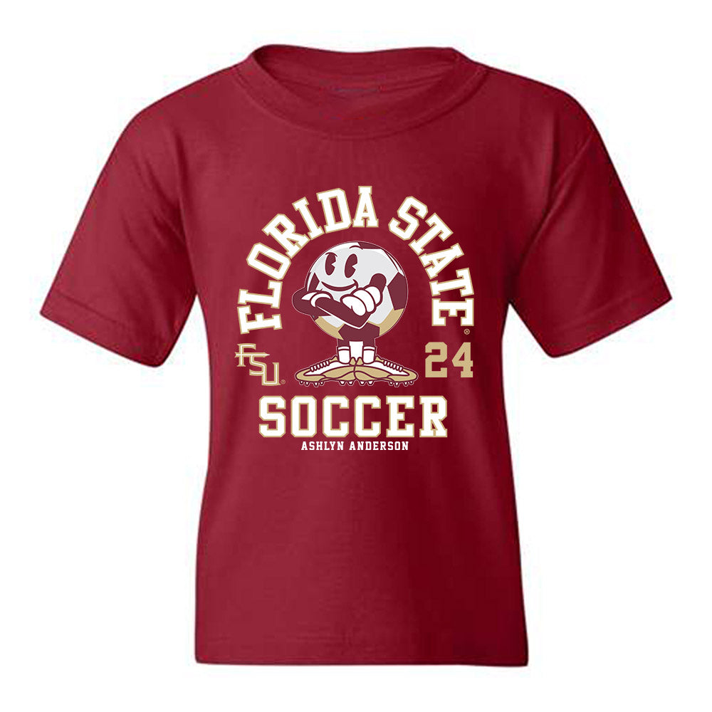 FSU - NCAA Women's Soccer : ashlyn anderson - Fashion Shersey Youth T-Shirt-0