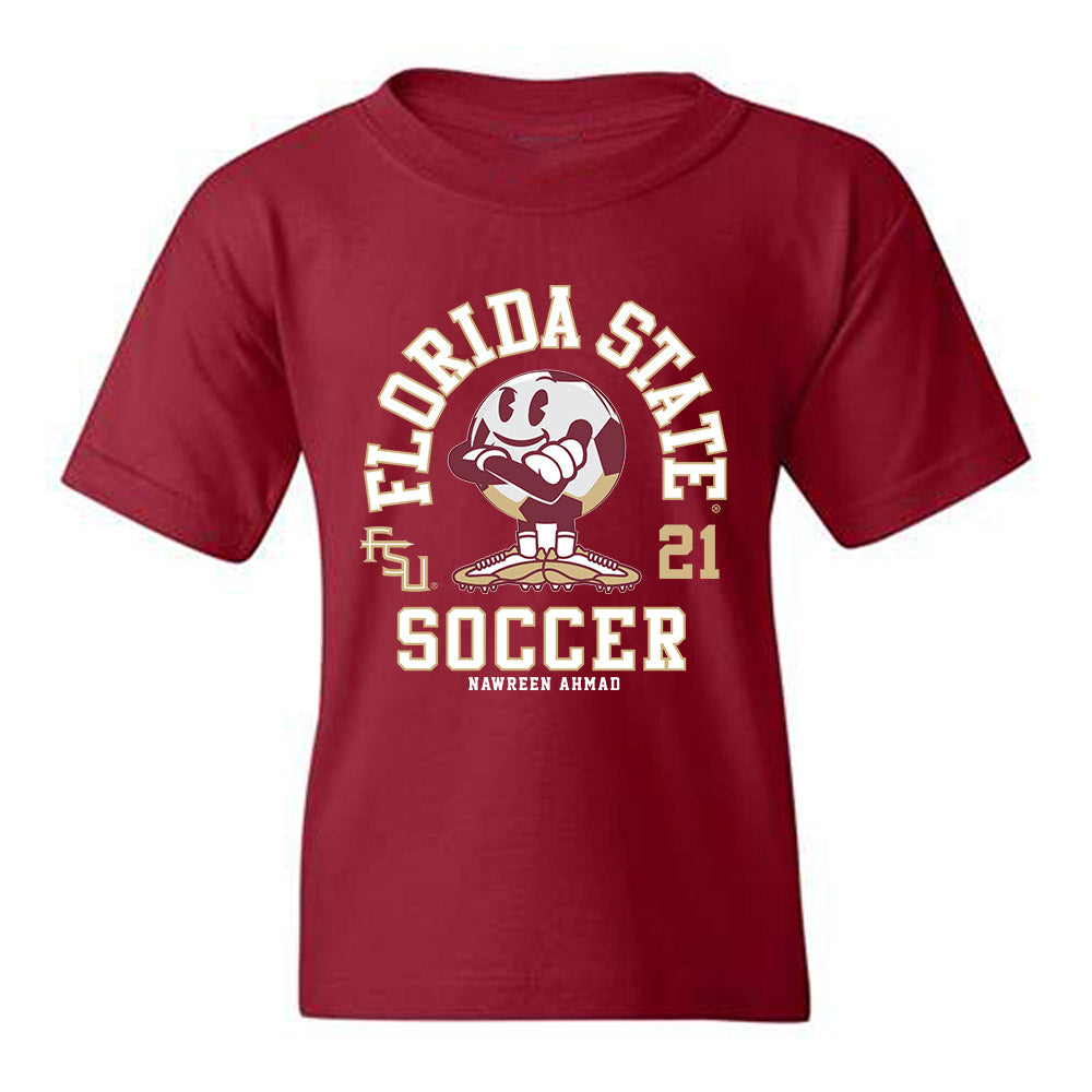 FSU - NCAA Women's Soccer : Nawreen Ahmad - Fashion Shersey Youth T-Shirt-0