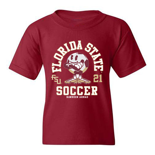 FSU - NCAA Women's Soccer : Nawreen Ahmad - Fashion Shersey Youth T-Shirt-0