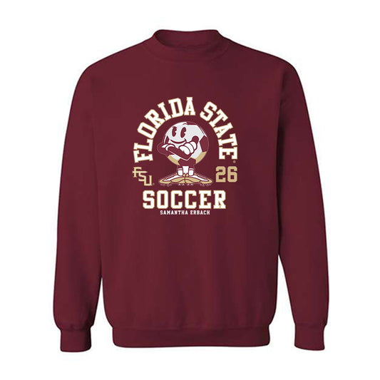 FSU - NCAA Women's Soccer : Samantha Erbach - Fashion Shersey Crewneck Sweatshirt-0