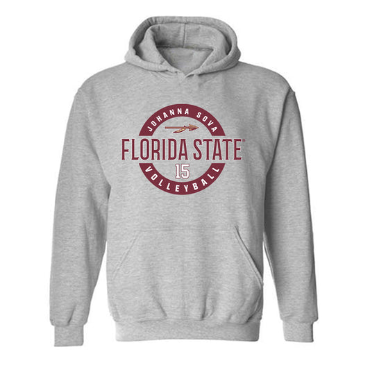 FSU - NCAA Women's Volleyball : Johanna Sova - Classic Fashion Shersey Hooded Sweatshirt-0
