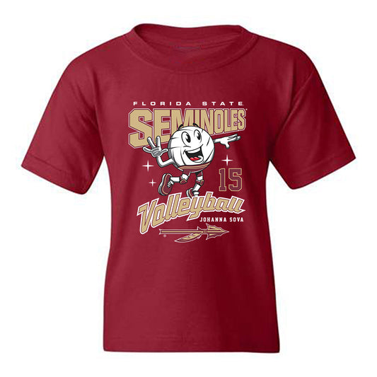 FSU - NCAA Women's Volleyball : Johanna Sova - Fashion Shersey Youth T-Shirt-0