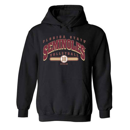 FSU - NCAA Women's Volleyball : Maile Chan - Classic Fashion Shersey Hooded Sweatshirt-0