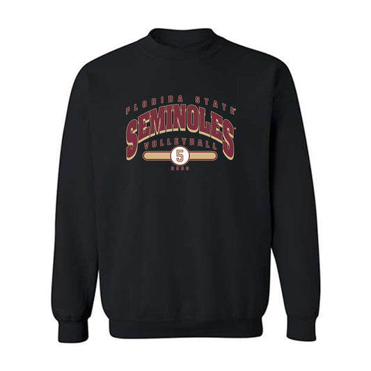 FSU - NCAA Women's Volleyball : Ariel Ross - Classic Fashion Shersey Crewneck Sweatshirt-0