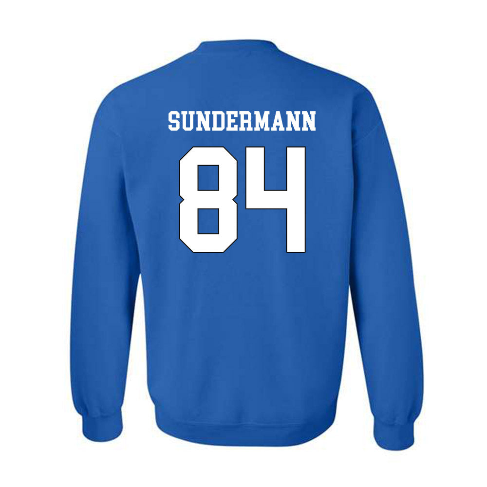 Grand Valley - NCAA Football : Evan Sundermann - Replica Shersey Crewneck Sweatshirt-1