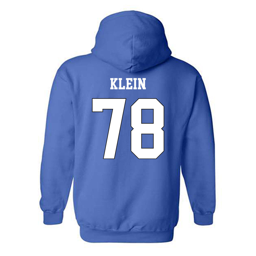 Grand Valley - NCAA Football : Noah Klein - Replica Shersey Hooded Sweatshirt-1