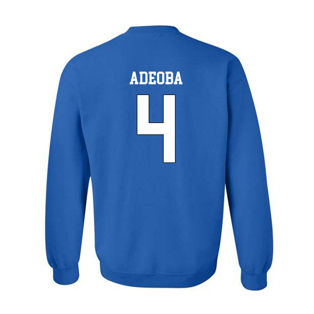 Grand Valley - NCAA Football : Dammy Adeoba - Replica Shersey Crewneck Sweatshirt-1