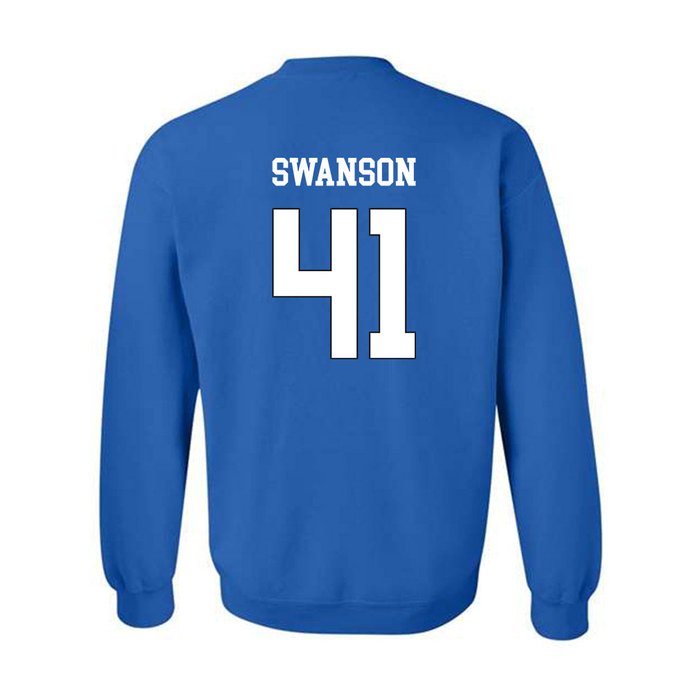 Grand Valley - NCAA Football : Abe Swanson - Replica Shersey Crewneck Sweatshirt-1
