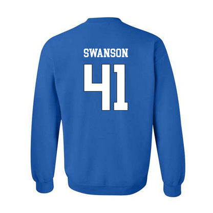Grand Valley - NCAA Football : Abe Swanson - Replica Shersey Crewneck Sweatshirt-1