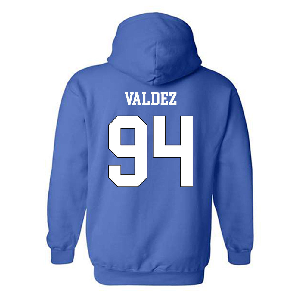 Grand Valley - NCAA Football : Elias Valdez - Replica Shersey Hooded Sweatshirt-1