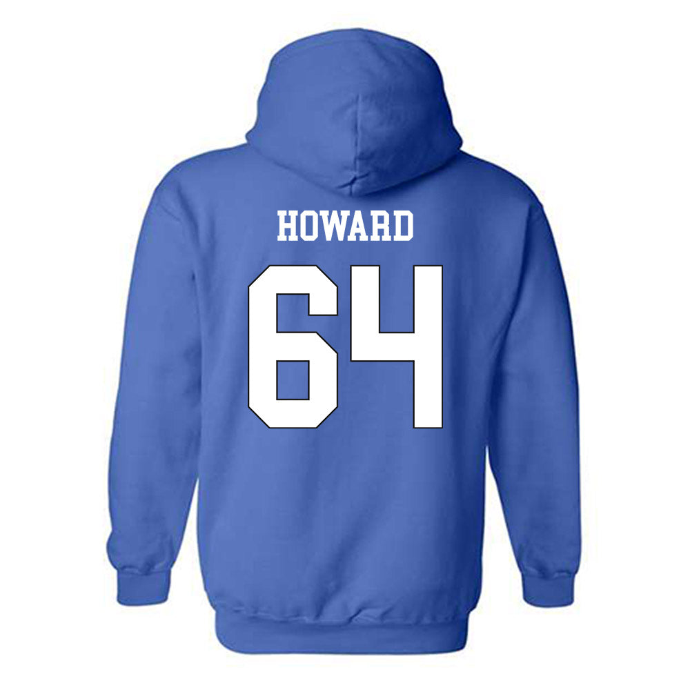 Grand Valley - NCAA Football : Barry Howard - Replica Shersey Hooded Sweatshirt-1