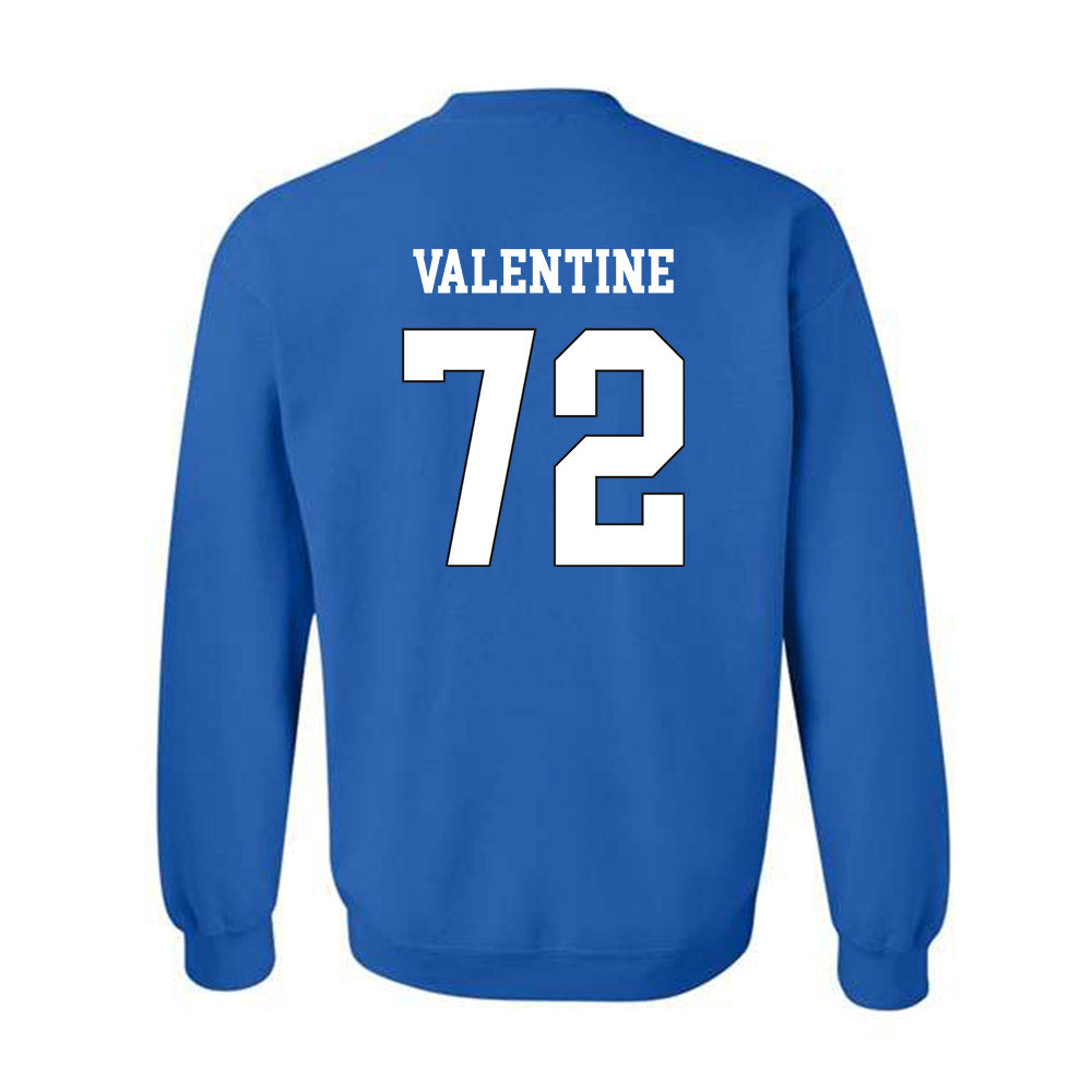 Grand Valley - NCAA Football : Evan Valentine - Replica Shersey Crewneck Sweatshirt-1