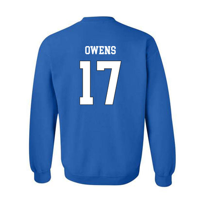 Grand Valley - NCAA Football : Kenyon Owens - Replica Shersey Crewneck Sweatshirt-1