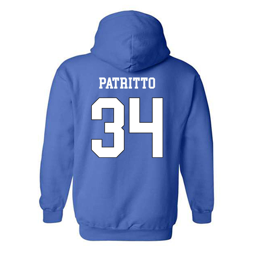 Grand Valley - NCAA Football : Cole Patritto - Replica Shersey Hooded Sweatshirt-1