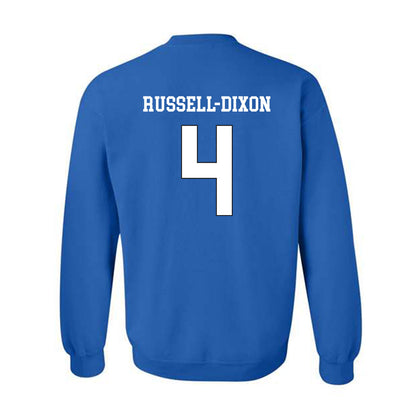 Grand Valley - NCAA Football : Kellen Russell-Dixon - Replica Shersey Crewneck Sweatshirt-1