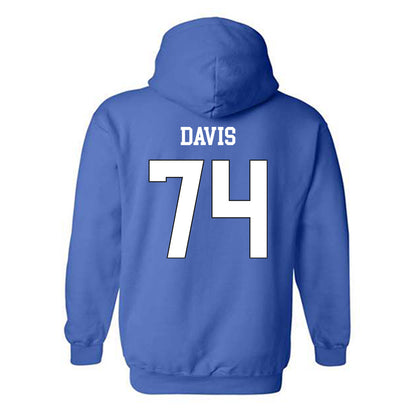Grand Valley - NCAA Football : Jordan Davis - Replica Shersey Hooded Sweatshirt-1