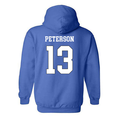 Grand Valley - NCAA Football : Cade Peterson - Replica Shersey Hooded Sweatshirt-1
