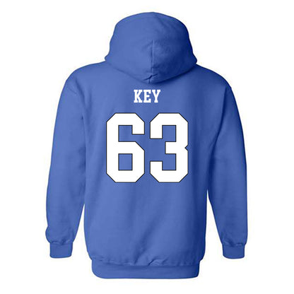 Grand Valley - NCAA Football : Breon Key - Replica Shersey Hooded Sweatshirt-1
