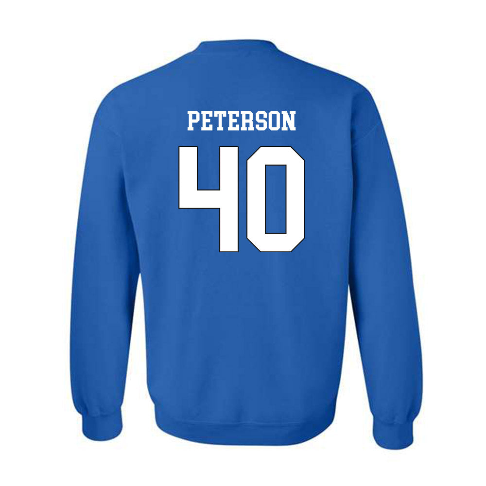 Grand Valley - NCAA Football : Brett Peterson - Replica Shersey Crewneck Sweatshirt-1