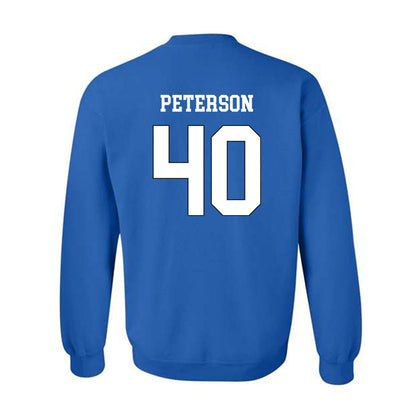 Grand Valley - NCAA Football : Brett Peterson - Replica Shersey Crewneck Sweatshirt-1