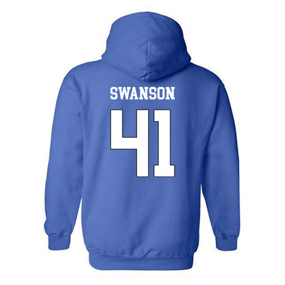 Grand Valley - NCAA Football : Abe Swanson - Replica Shersey Hooded Sweatshirt-1