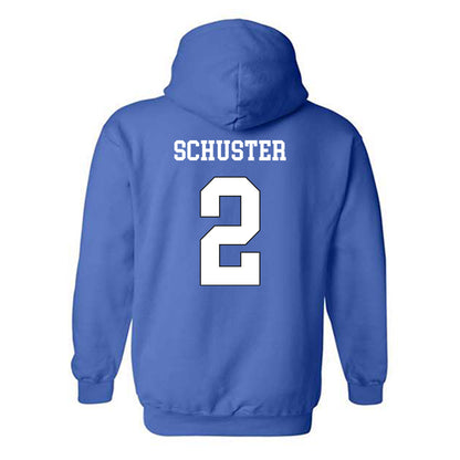 Grand Valley - NCAA Football : Andrew Schuster - Replica Shersey Hooded Sweatshirt-1