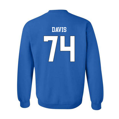 Grand Valley - NCAA Football : Jordan Davis - Replica Shersey Crewneck Sweatshirt-1
