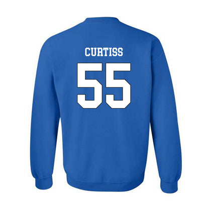 Grand Valley - NCAA Football : Evan Curtiss - Replica Shersey Crewneck Sweatshirt-1