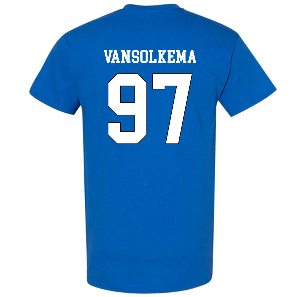 Grand Valley - NCAA Football : Camren VanSolkema - Replica Shersey T-Shirt-1