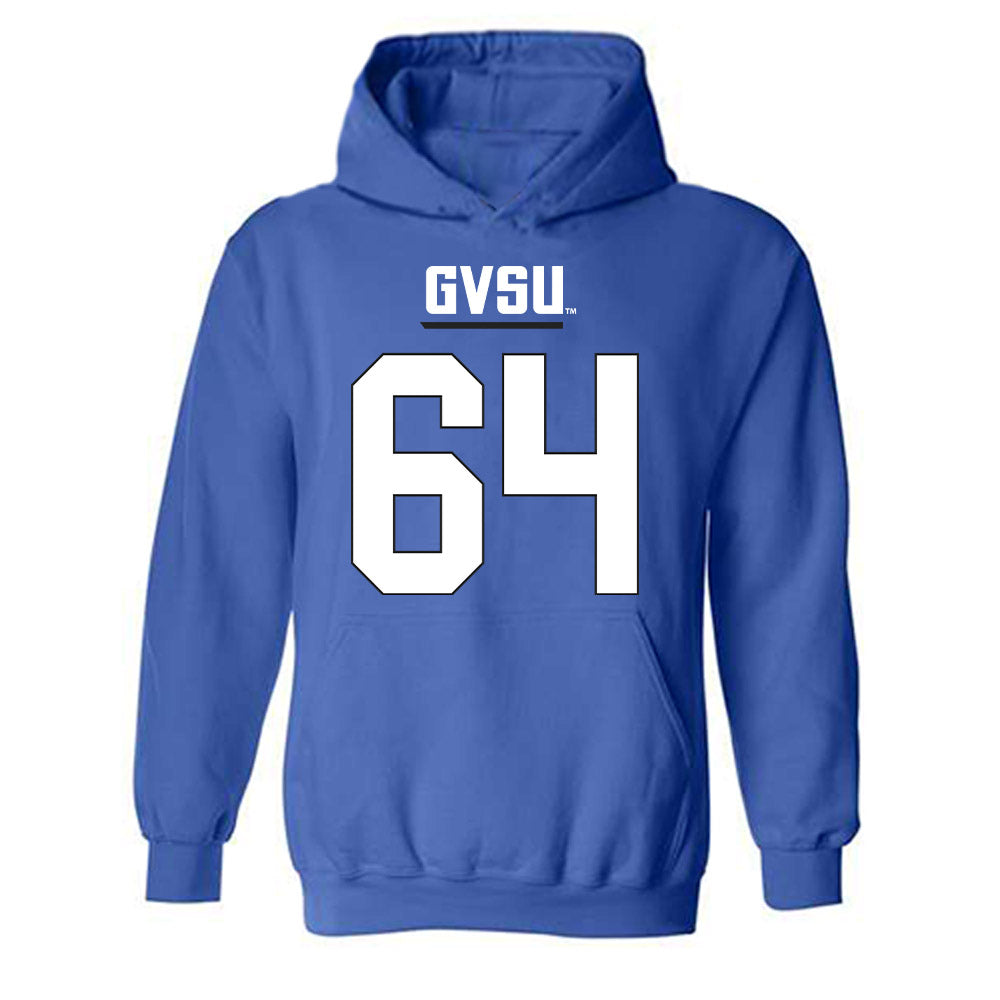 Grand Valley - NCAA Football : Barry Howard - Replica Shersey Hooded Sweatshirt-0