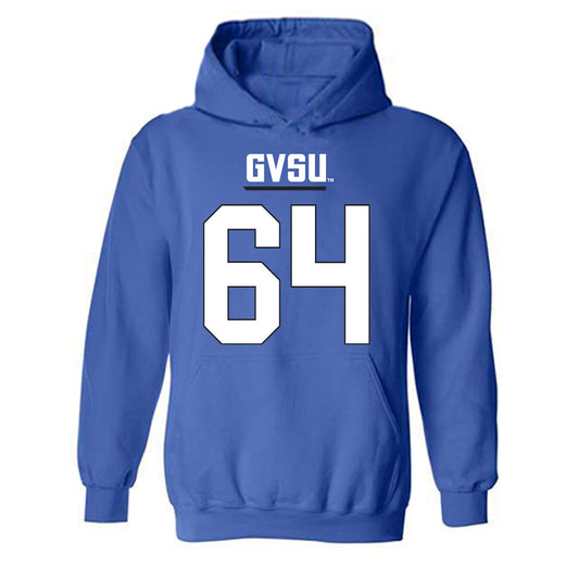 Grand Valley - NCAA Football : Barry Howard - Replica Shersey Hooded Sweatshirt-0