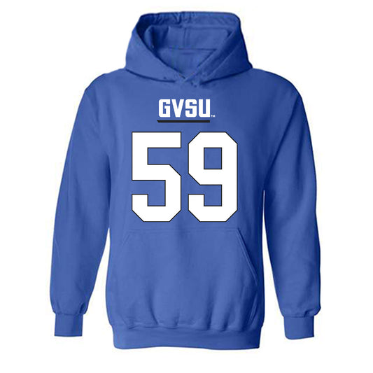 Grand Valley - NCAA Football : Tre' vonte Buckley - Replica Shersey Hooded Sweatshirt-0