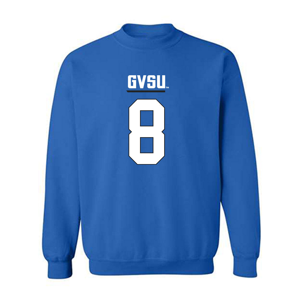 Grand Valley - NCAA Football : Zak Olejniczak - Replica Shersey Crewneck Sweatshirt-0