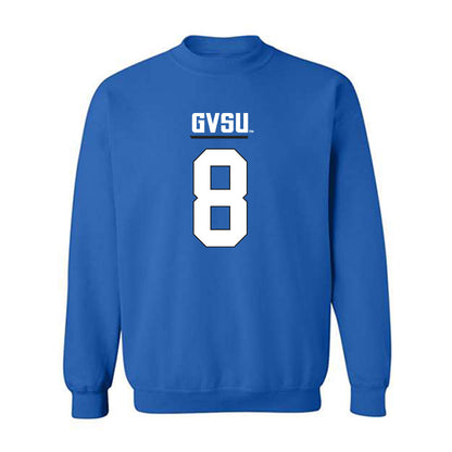 Grand Valley - NCAA Football : Zak Olejniczak - Replica Shersey Crewneck Sweatshirt-0