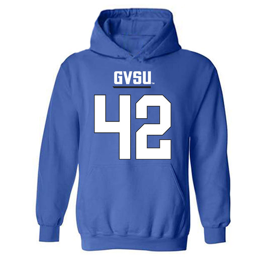 Grand Valley - NCAA Football : Antuane Rambus Jr - Replica Shersey Hooded Sweatshirt-0