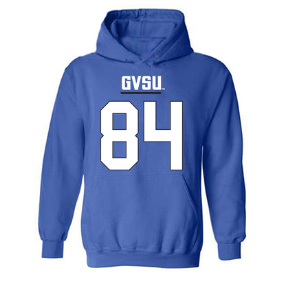 Grand Valley - NCAA Football : Evan Sundermann - Replica Shersey Hooded Sweatshirt-0