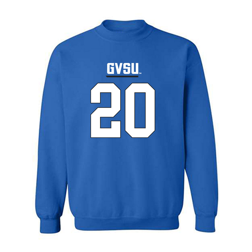 Grand Valley - NCAA Football : Ian Kennelly - Replica Shersey Crewneck Sweatshirt-0