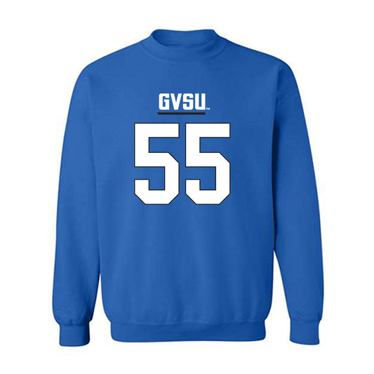 Grand Valley - NCAA Football : Evan Curtiss - Replica Shersey Crewneck Sweatshirt-0
