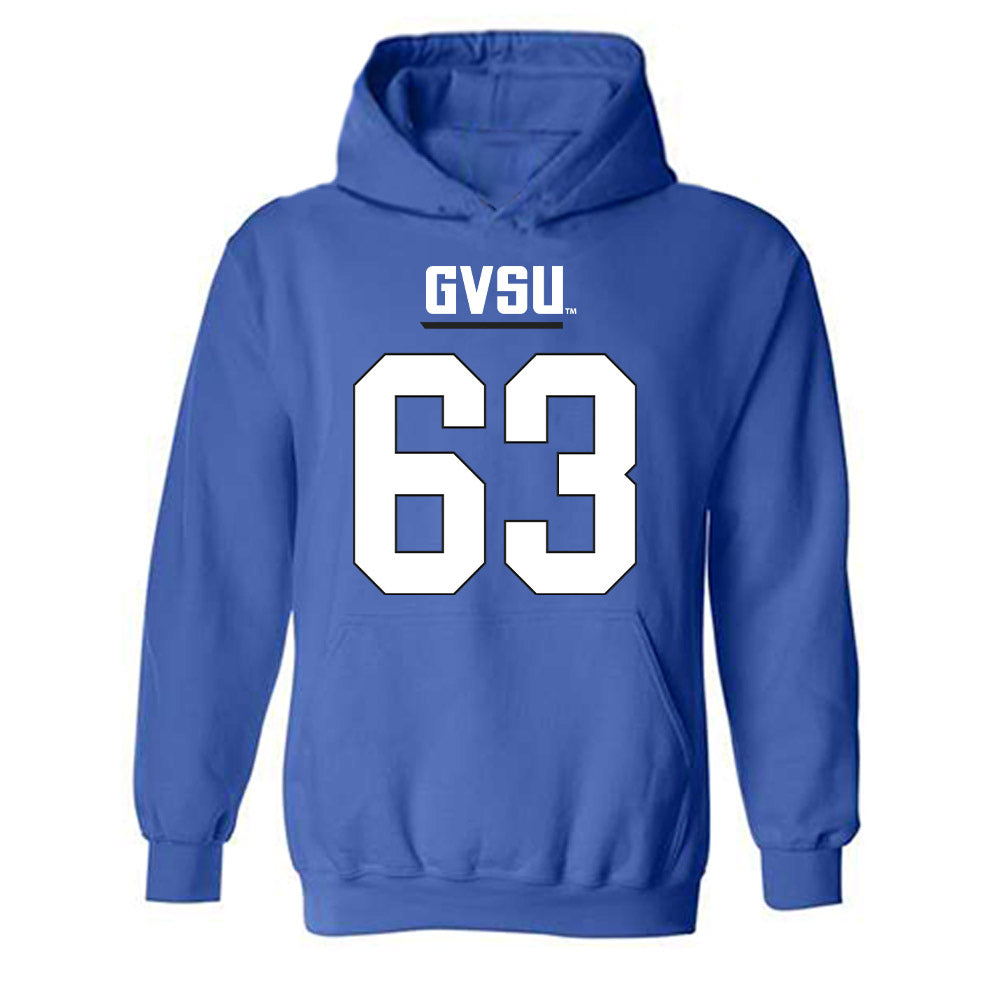 Grand Valley - NCAA Football : Breon Key - Replica Shersey Hooded Sweatshirt-0
