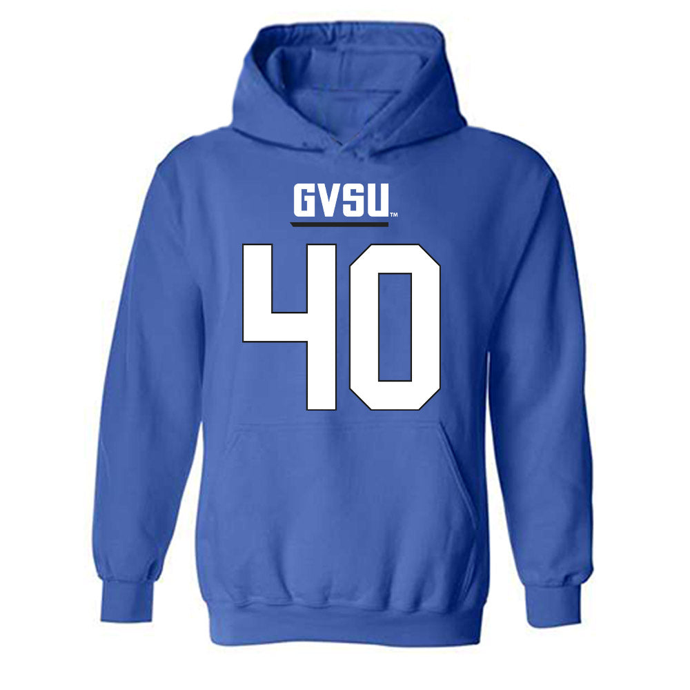 Grand Valley - NCAA Football : Brett Peterson - Replica Shersey Hooded Sweatshirt-0