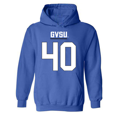 Grand Valley - NCAA Football : Brett Peterson - Replica Shersey Hooded Sweatshirt-0