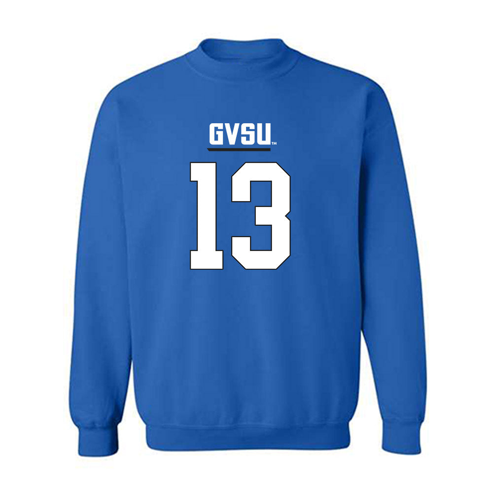 Grand Valley - NCAA Football : Cade Peterson - Replica Shersey Crewneck Sweatshirt-0