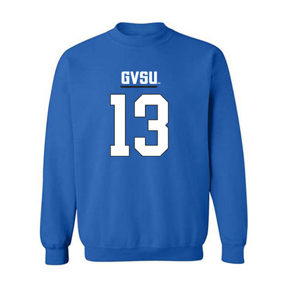 Grand Valley - NCAA Football : Cade Peterson - Replica Shersey Crewneck Sweatshirt-0