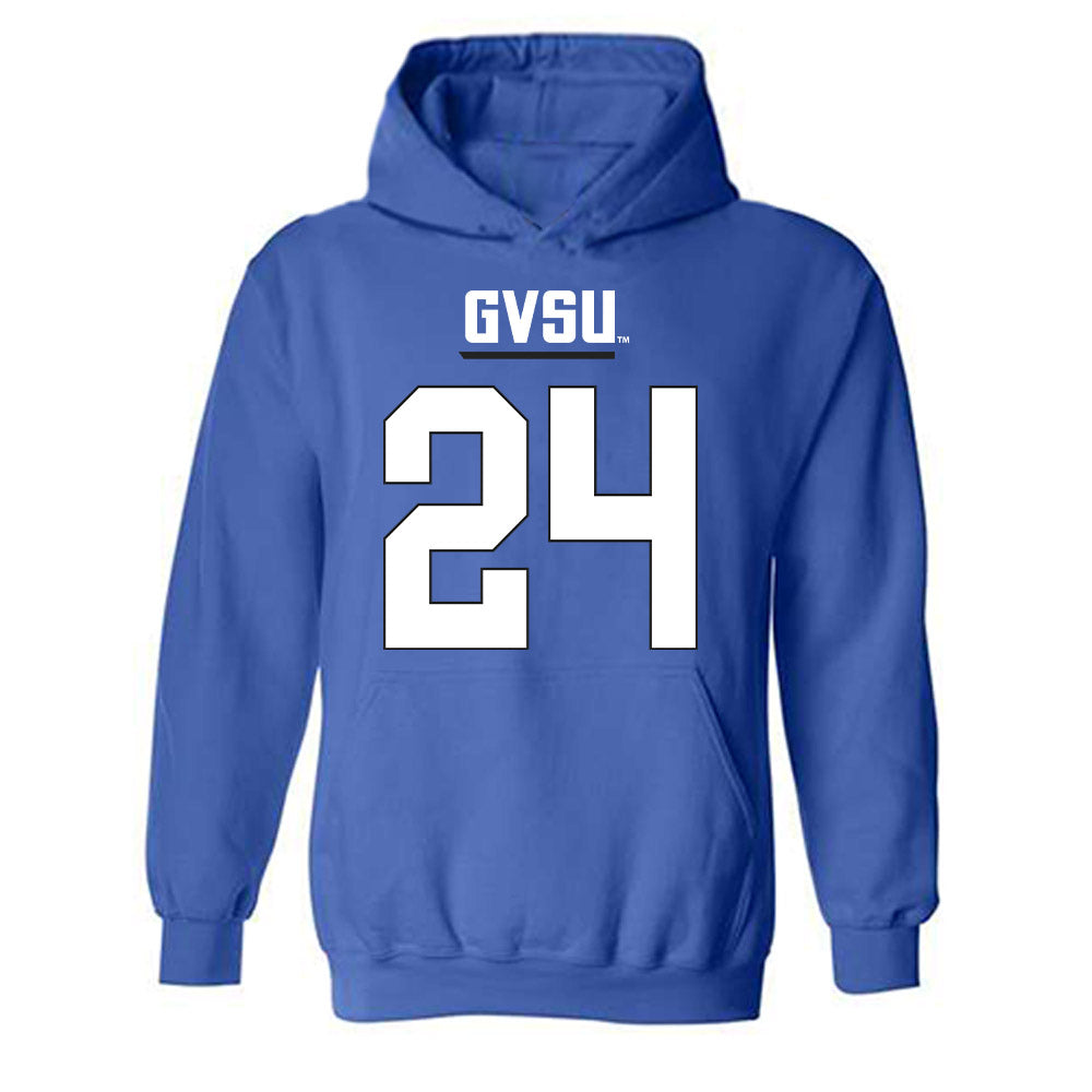 Grand Valley - NCAA Football : Deondray Monroe - Replica Shersey Hooded Sweatshirt-0