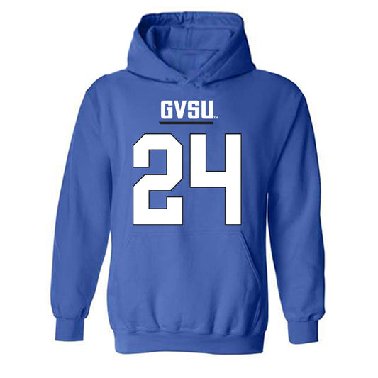 Grand Valley - NCAA Football : Deondray Monroe - Replica Shersey Hooded Sweatshirt-0