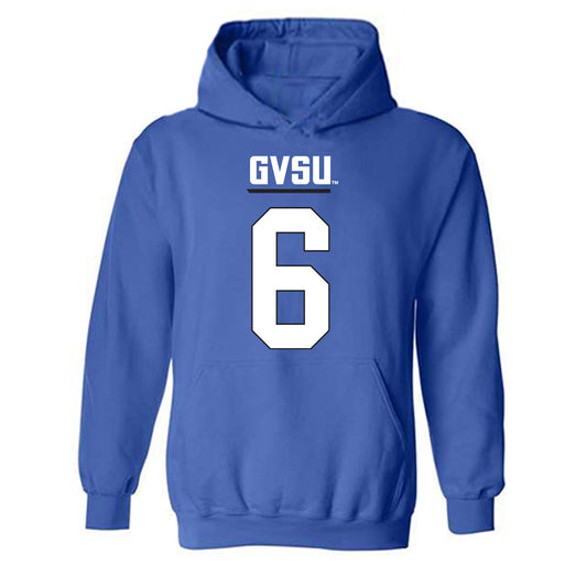 Grand Valley - NCAA Football : Daylin Taylor - Replica Shersey Hooded Sweatshirt-0