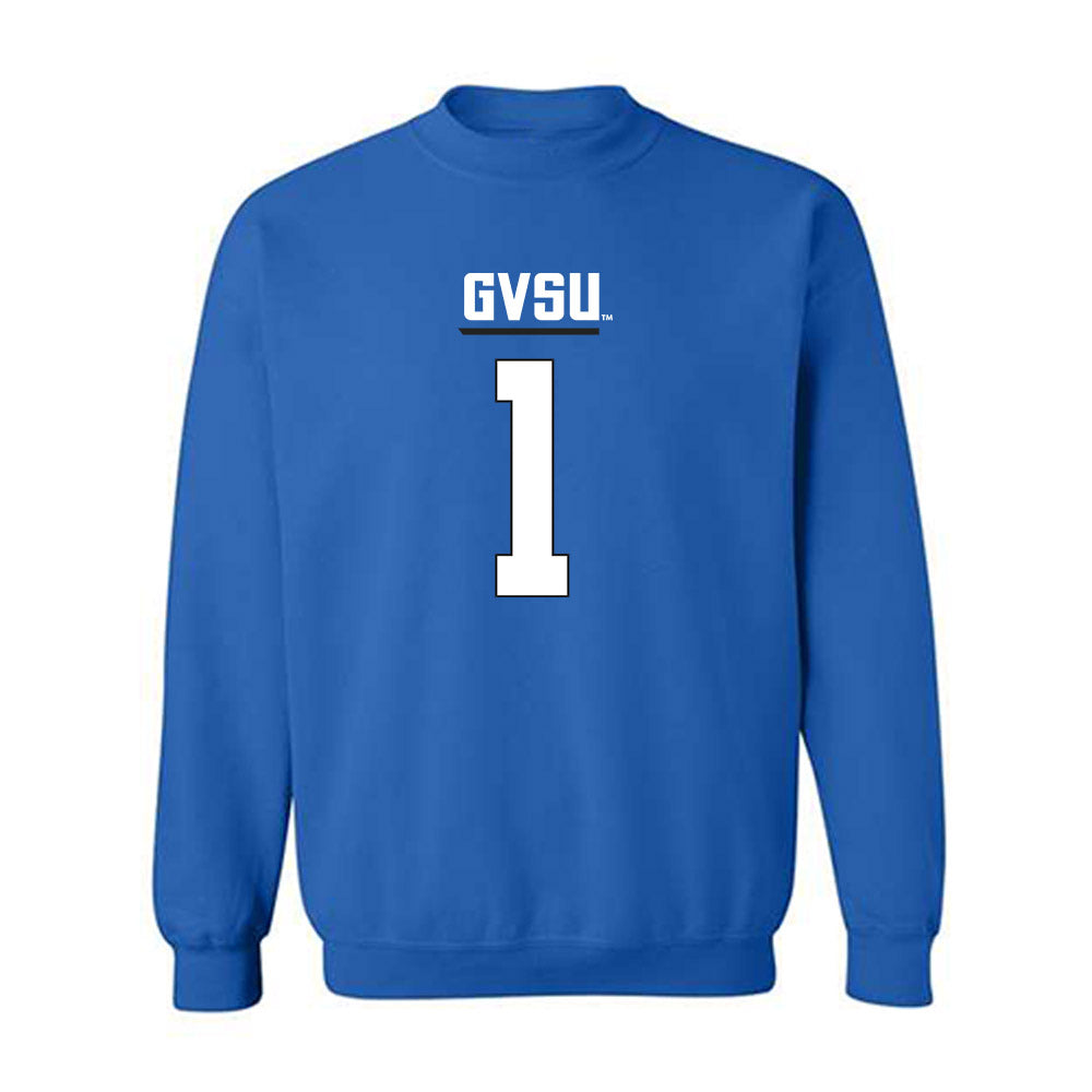 Grand Valley - NCAA Football : Chris Little - Replica Shersey Crewneck Sweatshirt-0