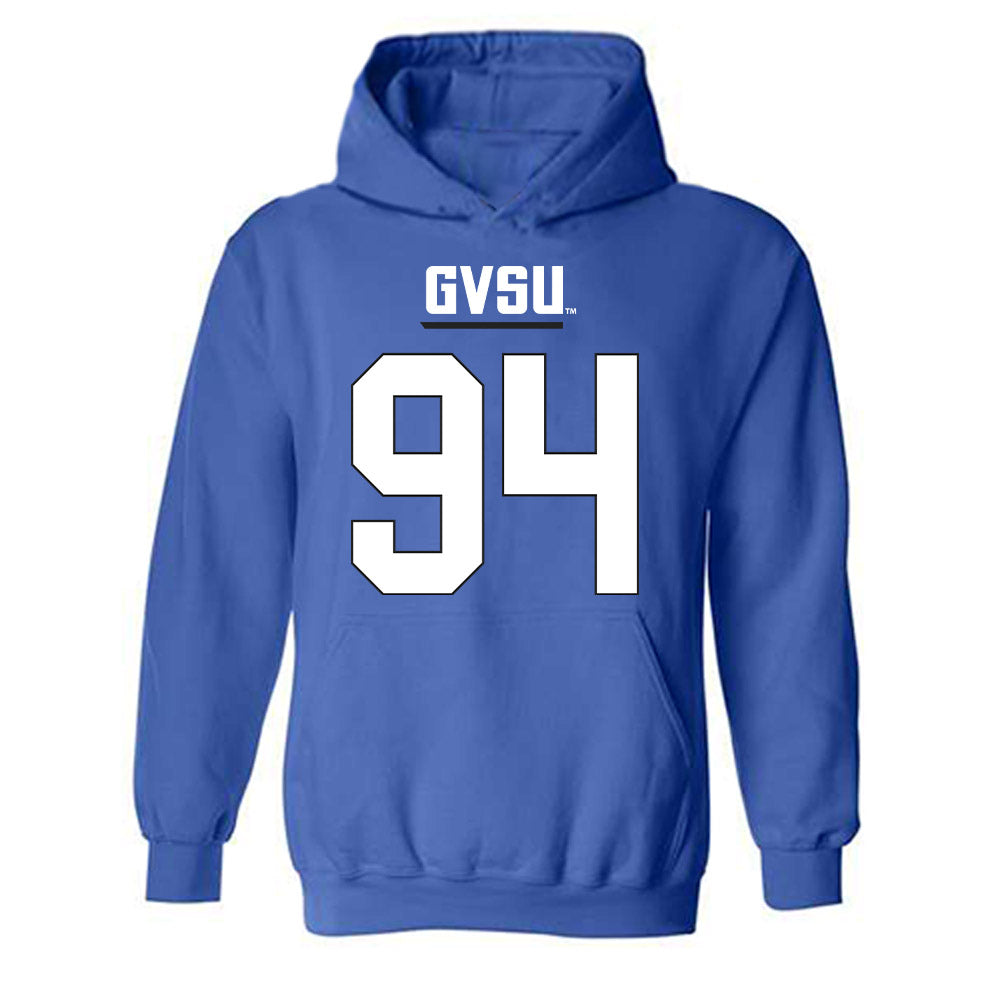 Grand Valley - NCAA Football : Elias Valdez - Replica Shersey Hooded Sweatshirt-0