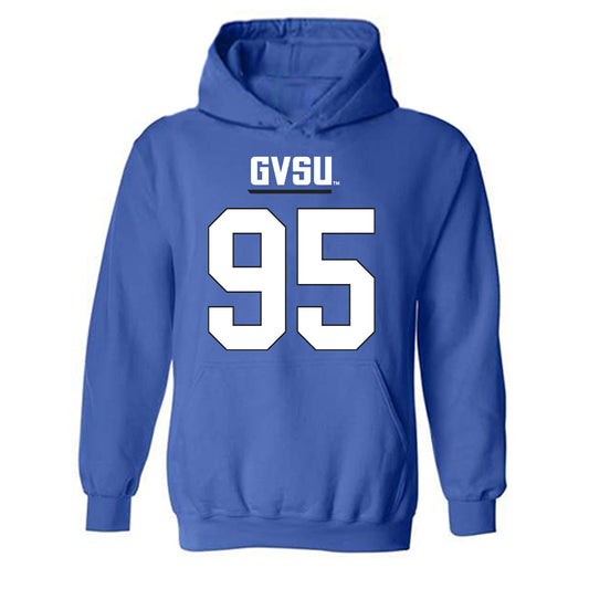 Grand Valley - NCAA Football : Josh Ross - Replica Shersey Hooded Sweatshirt-0